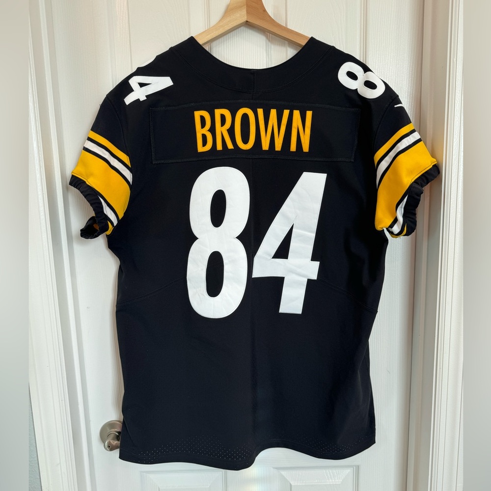 NWOT Nike NFL On Field Vapor Elite Player Jersey Steelers Antonio Brown Size 48